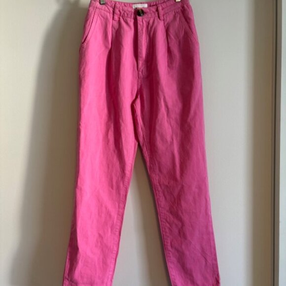ROLLA'S  Horizon Linen Pant Pink - Size 26 RARE FIND - Picture 3 of 8